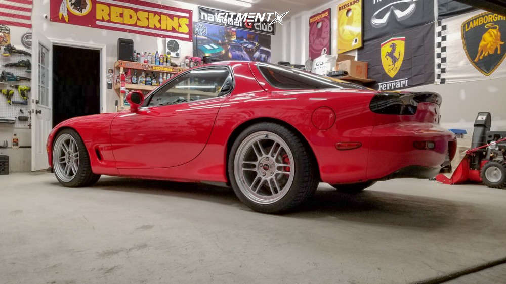 195 Rx7 1995 Mazda RX-7 Base with 18x9.5 Enkei RPF1 and Continental 255x35 on ...