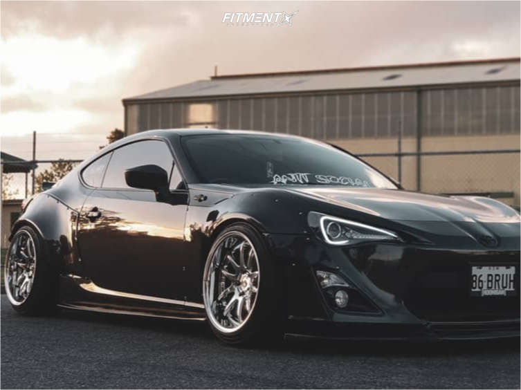 2015 Toyota 86 Base with 18x10.5 Aodhan DS02 and WinRun 235x40 on