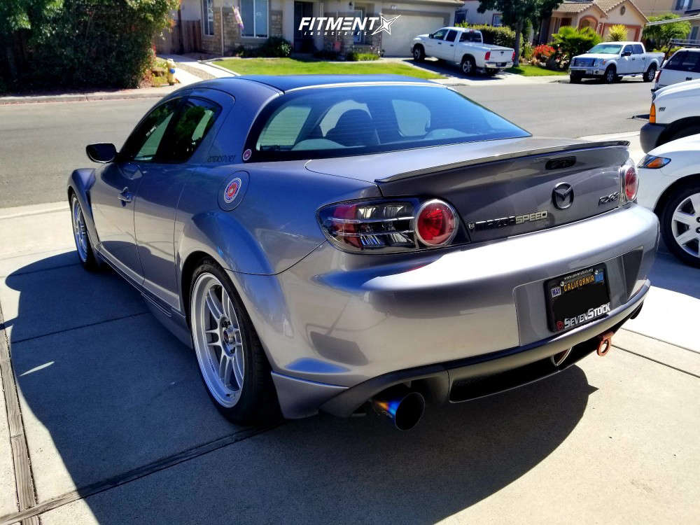 2004 Mazda RX-8 Base with 18x9.5 Enkei RPF1 and Sumitomo 245x40 on ...