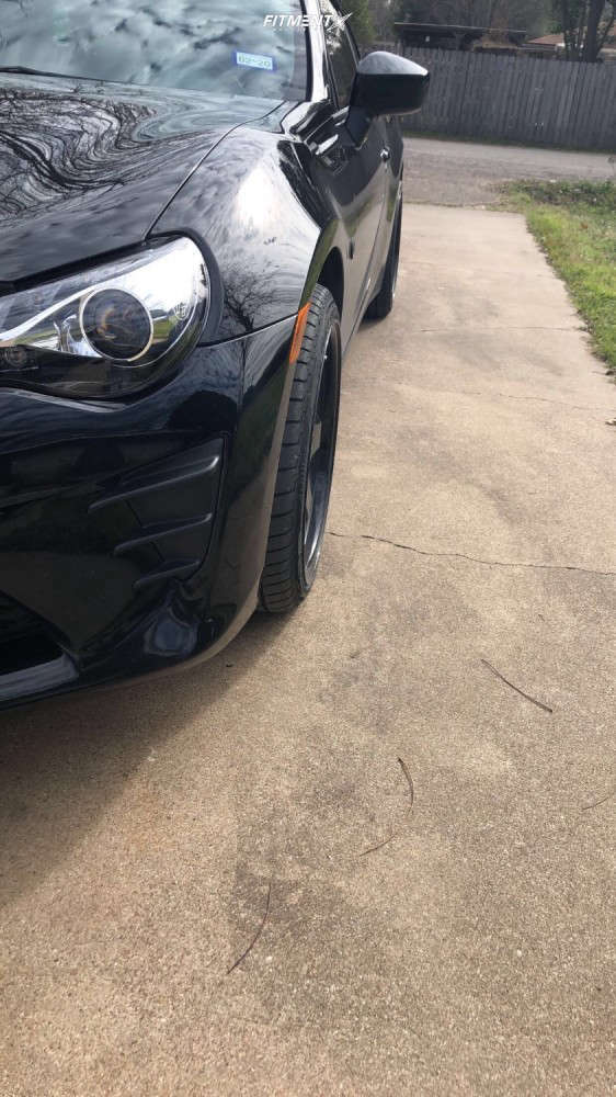 Stock 86 Rims 2017 Toyota 86 Base with 18x8.5 ESR Sr06 and Achilles 225x35 on Stock ...