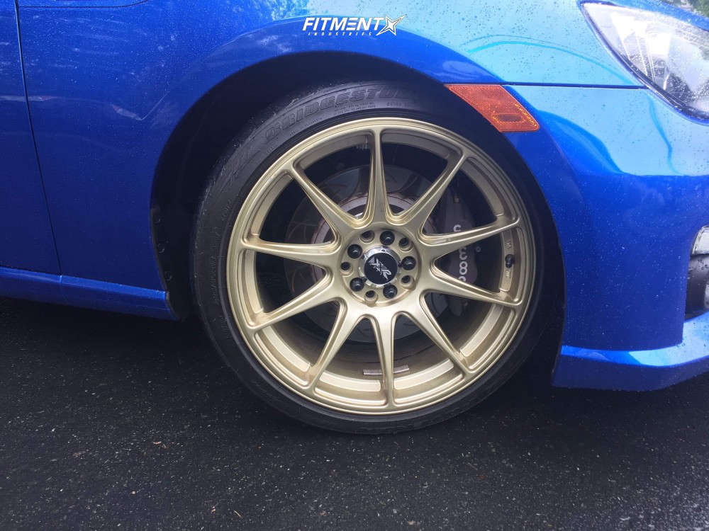 2013 Subaru BRZ Sport-tech with 18x8.75 XXR 527 and Bridgestone