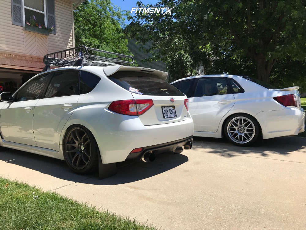 2013 Subaru WRX Limited with 18x9.5 Vordoven Forme 9 and Bridgestone