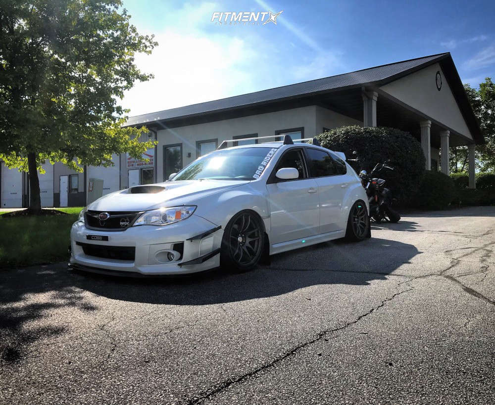 2013 Subaru WRX Limited with 18x9.5 Vordoven Forme 9 and Bridgestone