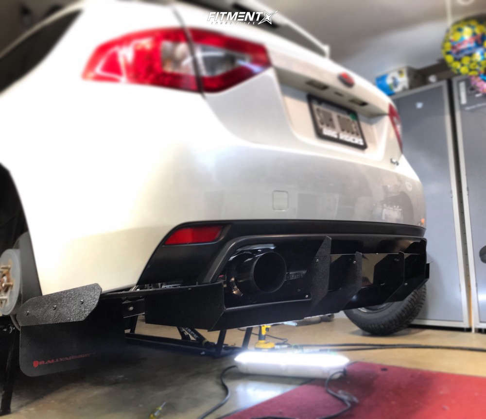 2013 Subaru WRX Limited with 18x9.5 Vordoven Forme 9 and Bridgestone