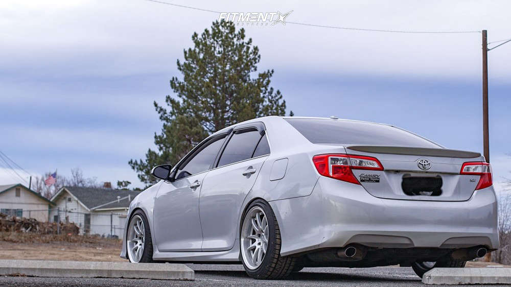 2012 Toyota Camry SE with 18x9.5 Aodhan DS02 and 235x45 on Coilovers ...