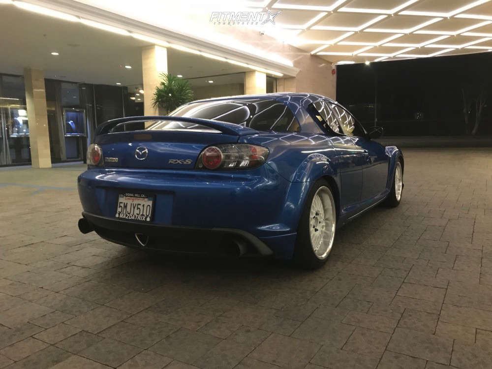 2004 Mazda RX-8 Base with 18x9 Ace Wheels Ex10 and Delinte 225x45 on ...