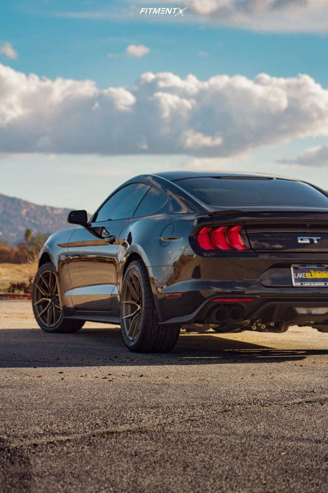 2018 Ford Mustang GT with 18x8.5 XXR 559 and Nitto 255x35 on Stock