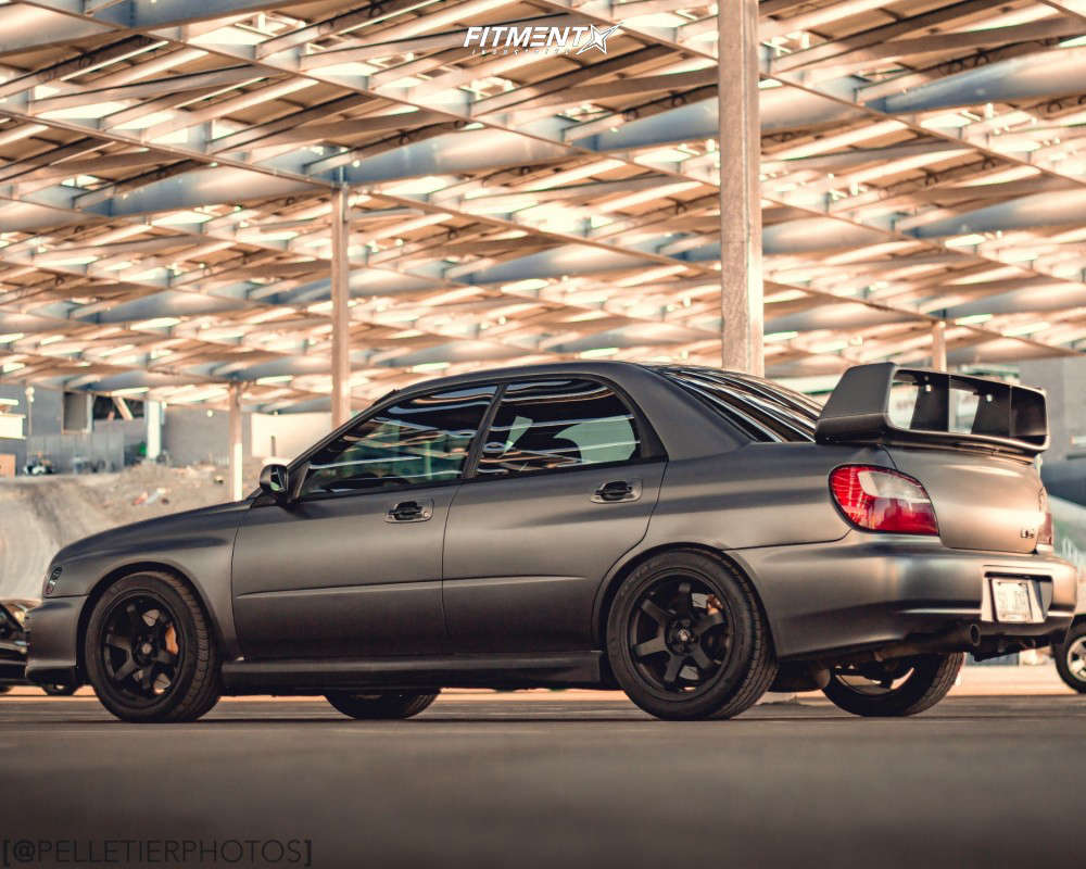 2003 Subaru WRX STI Base with 17x9 Rota Grid and Kumho 255x40 on ...