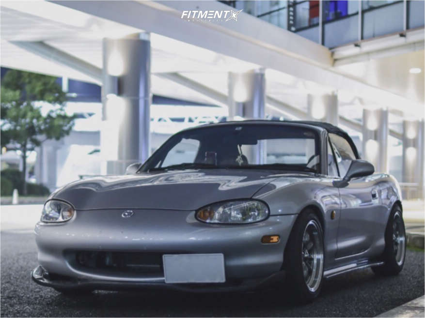 1998 Mazda MX-5 Miata Base with 15x7 XXR 537 and Goodyear 195x50