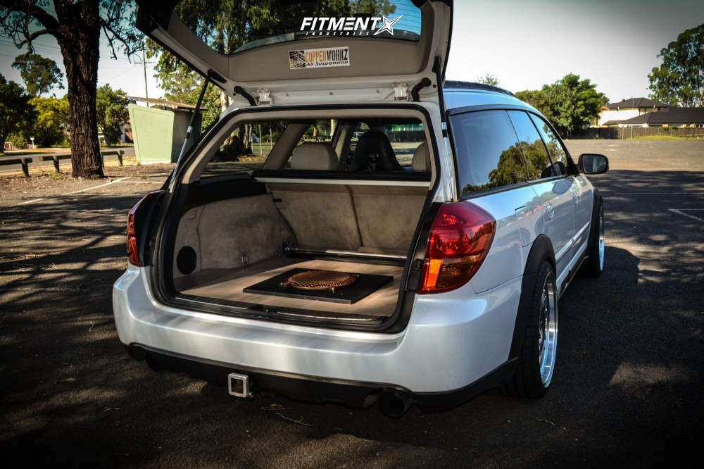 2005 Subaru Outback R with 19x8.5 XXR 531 and Hifly 235x35 on Coilovers ...
