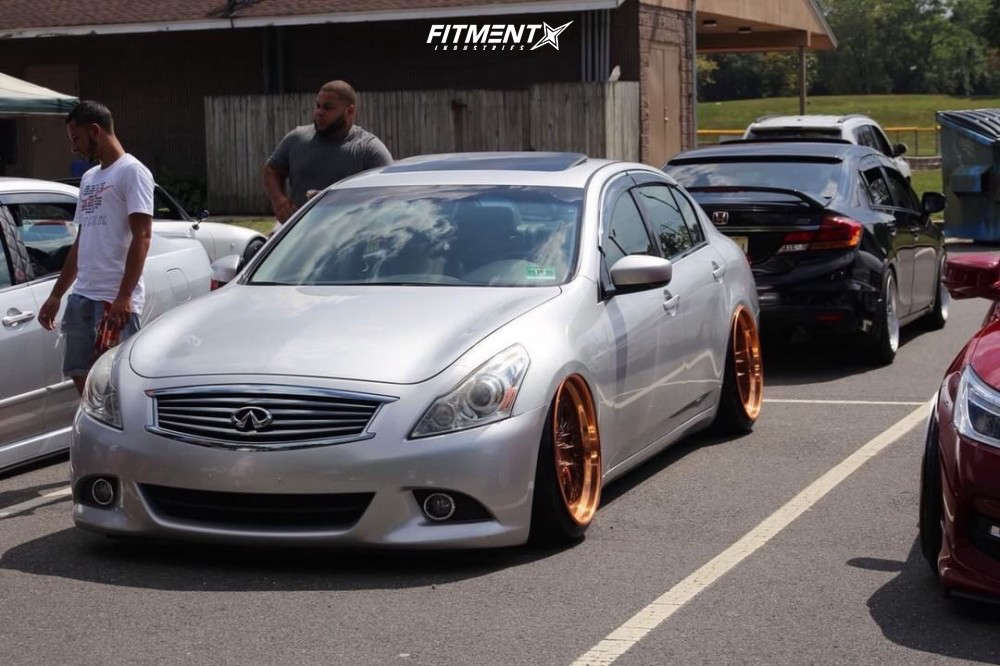 2012 INFINITI G37 X with 20x10 Avant Garde and Nankang 225x35 on