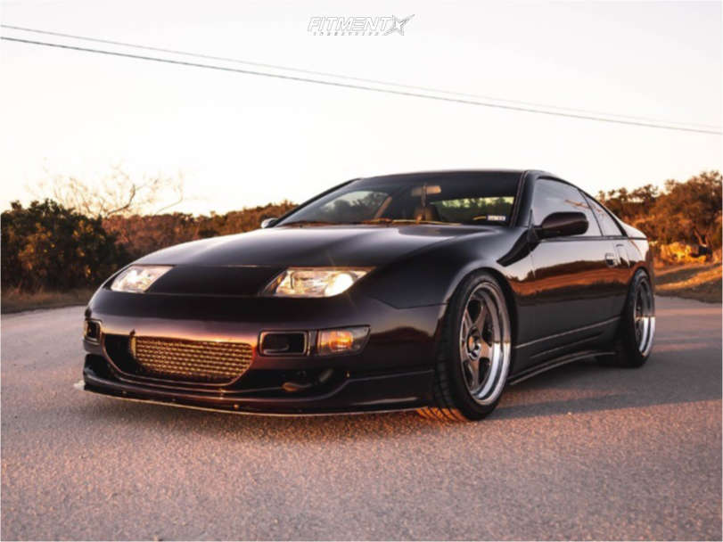 1996 Nissan 300ZX Base with 18x9.5 Rays Engineering Lmgt2 and