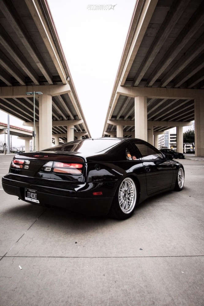 1990 Nissan 300ZX Base with 17x8.5 Work Rezax and Continental