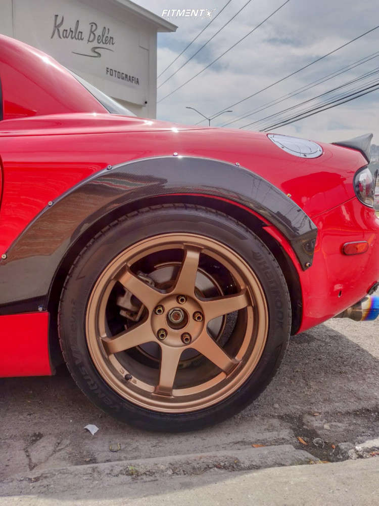 2007 Mazda MX5 Miata Grand Touring with 17x9 Varrstoen Es2 and Hankook