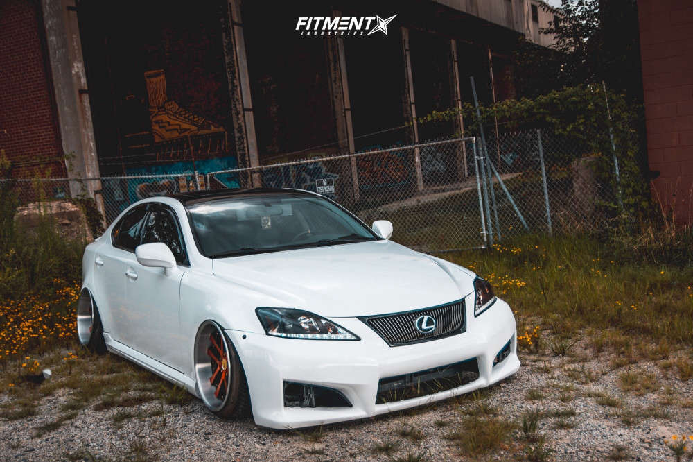 2008 Lexus IS250 Base with 18x10.5 Weds Lxz and Federal 225x35 on