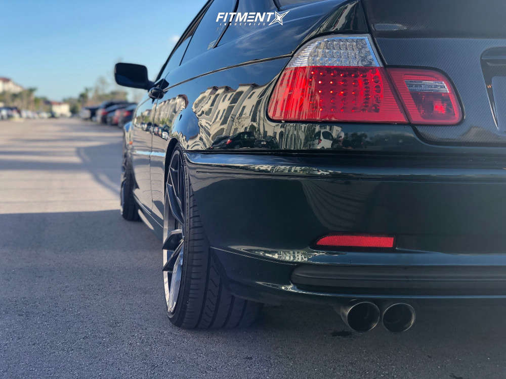 2003 BMW 325Ci Base with 19x8.5 Niche Vosso and Lexani 225x35 on ...