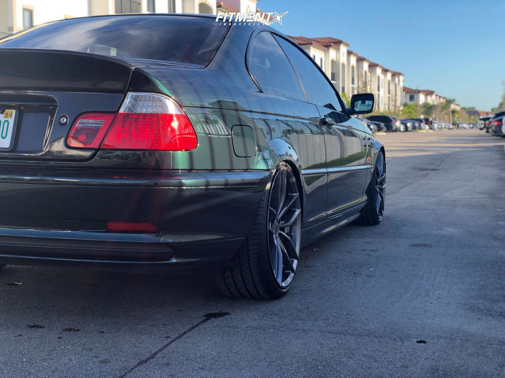 2003 BMW 325Ci Base with 19x8.5 Niche Vosso and Lexani 225x35 on ...