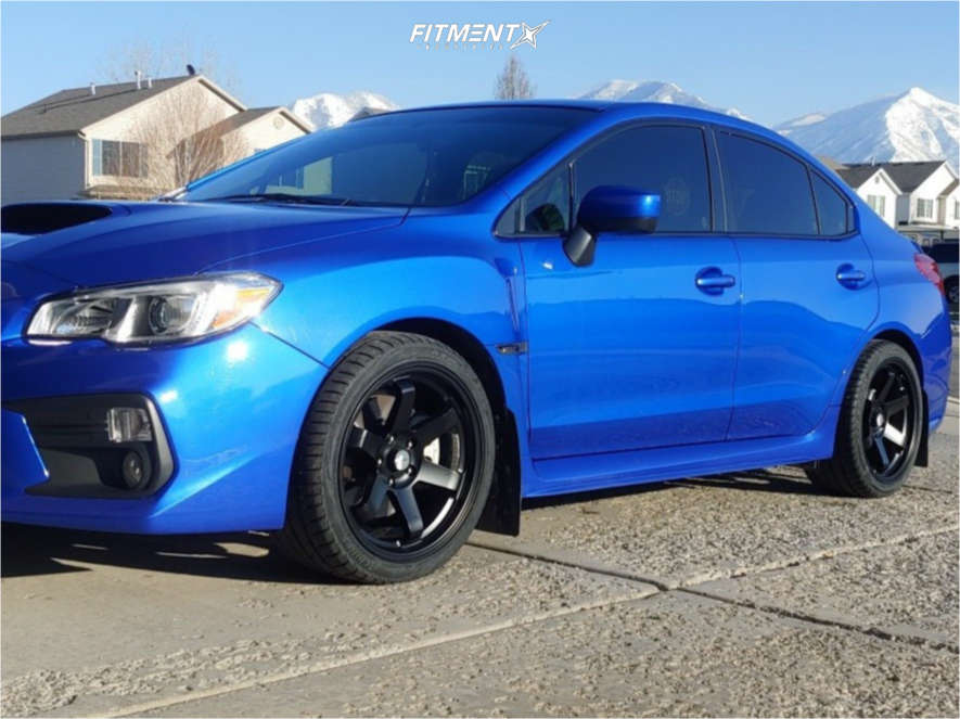 2018 Subaru WRX Base with 18x9.5 AVID1 AV6 and Achilles 265x35 on