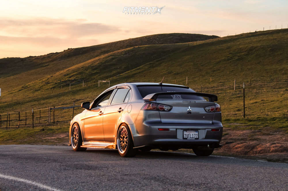 2016 Mitsubishi Lancer GT with 18x8.5 XXR 521 and Dunlop 215x45 on
