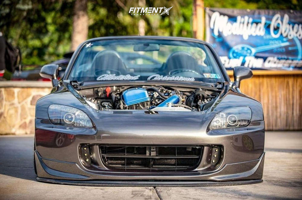 00 Honda S00 Base With 18x8 5 Konig Ssm And General 215x30 On Air Suspension 6408 Fitment Industries