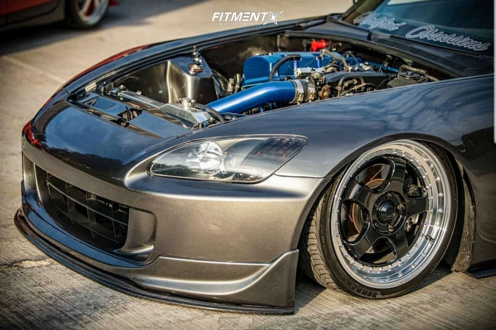 00 Honda S00 Base With 18x8 5 Konig Ssm And General 215x30 On Air Suspension 6408 Fitment Industries