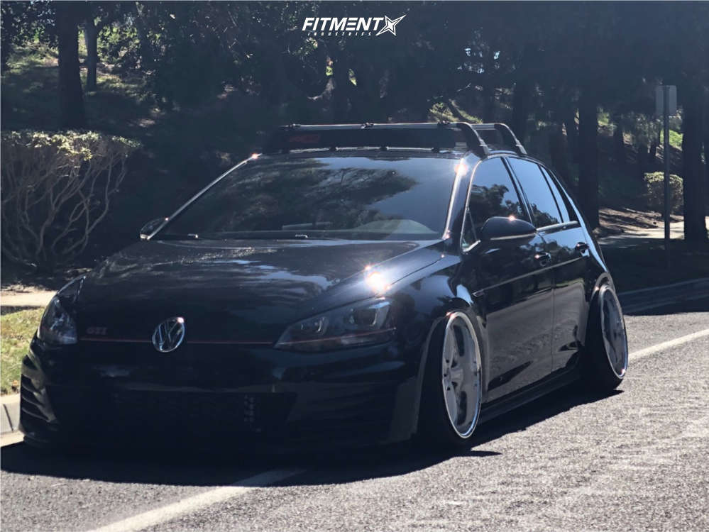 2017 Volkswagen GTI Performance with 18x9.5 Work VS KF and Federal