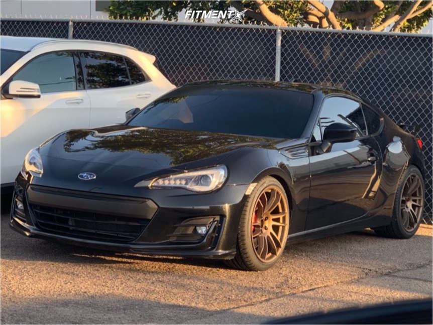 2017 Subaru BRZ Sport-tech with 18x9.5 Rays Engineering 57XTC and