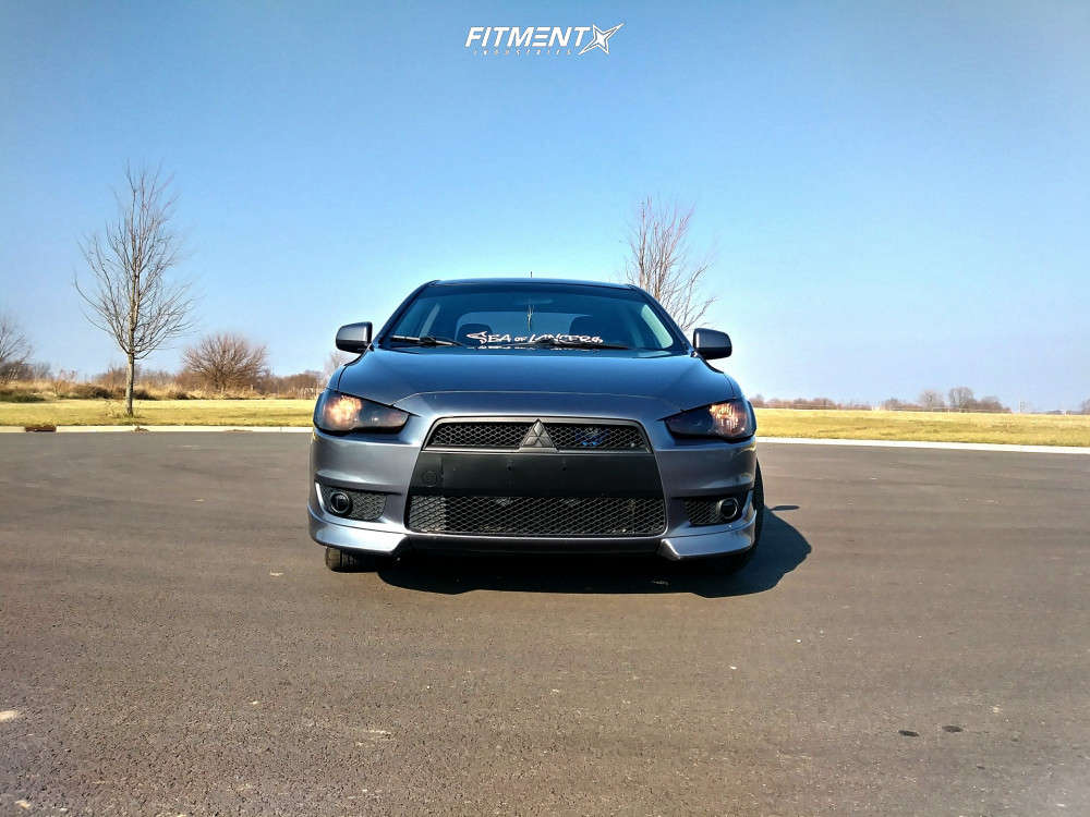2009 Mitsubishi Lancer GTS with 18x7.5 Enkei Cdr9 and Continental