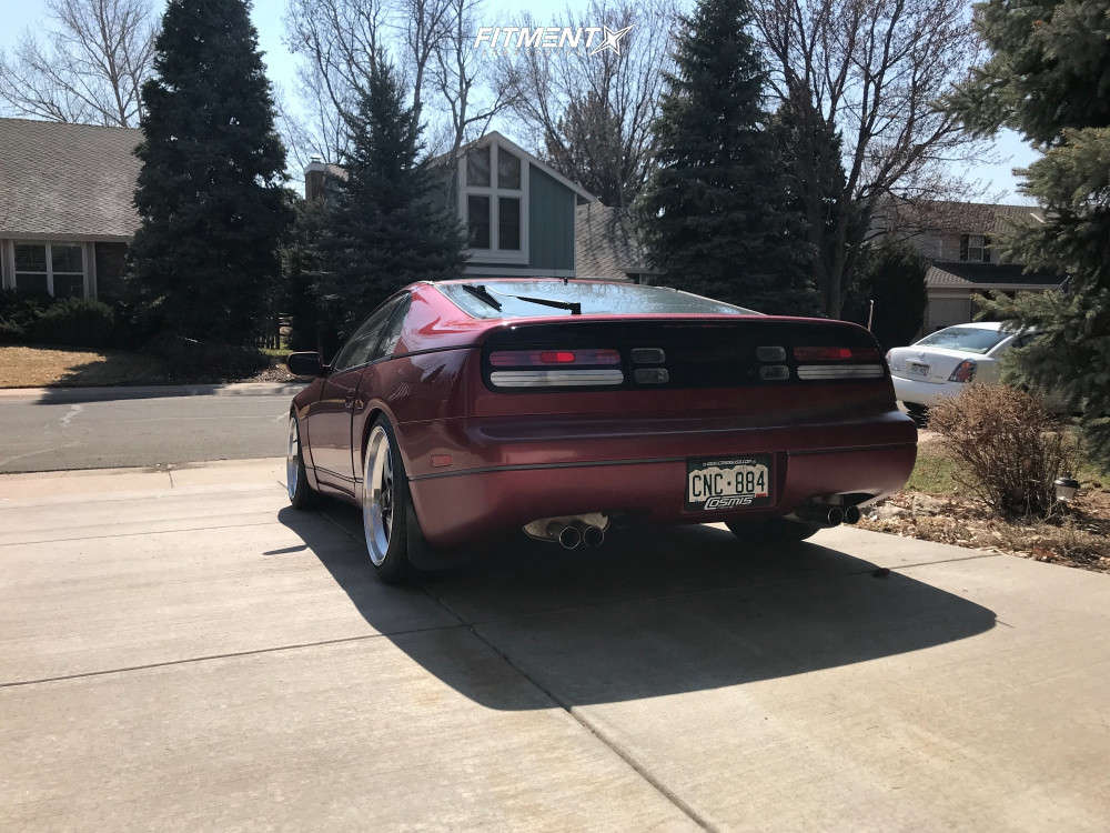 1990 Nissan 300ZX Base with 18x9 Cosmis Racing Xt005r and Ohtsu 235x40