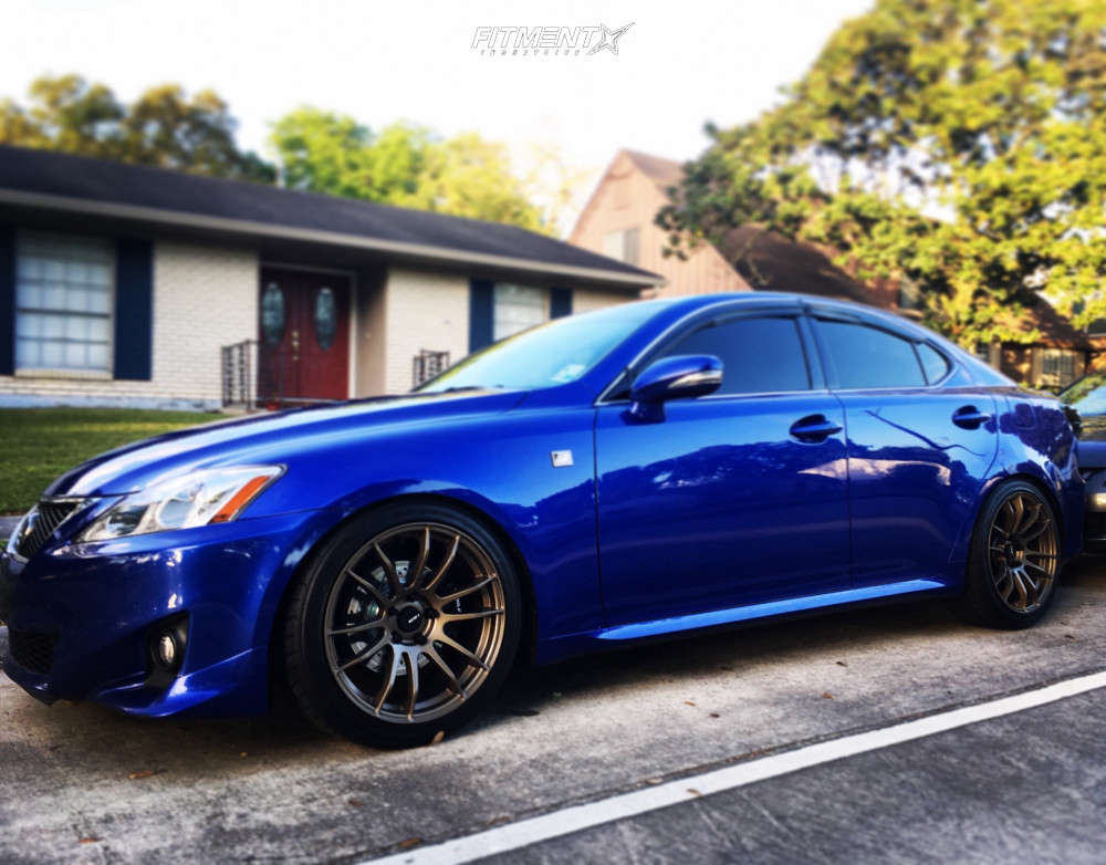 2011 Lexus IS250 Base with 18x8.5 AVID1 AV20 and Nitto 235x40 on