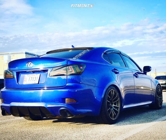 2011 Lexus IS250 Base with 18x8.5 AVID1 AV20 and Nitto 235x40 on