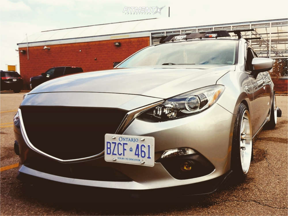 2016 Mazda 3 Sport with 18x9.5 Aodhan Ds07 and Nankang 225x40 on