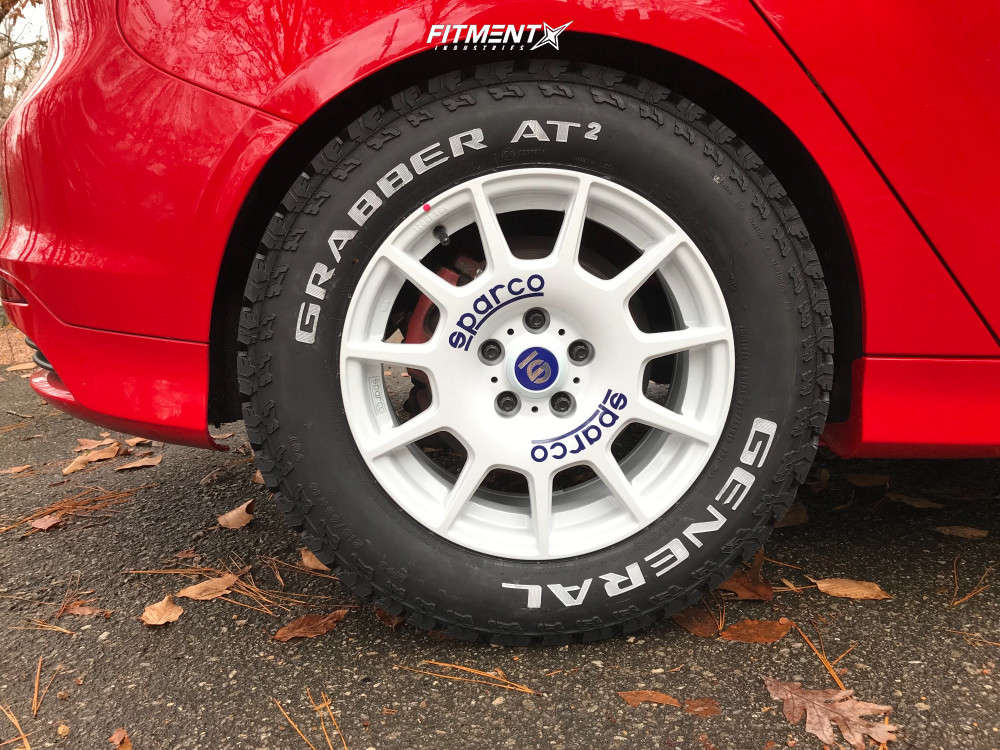 2013 Ford Focus ST with 16x7 Sparco Terra and General 215x65 on
