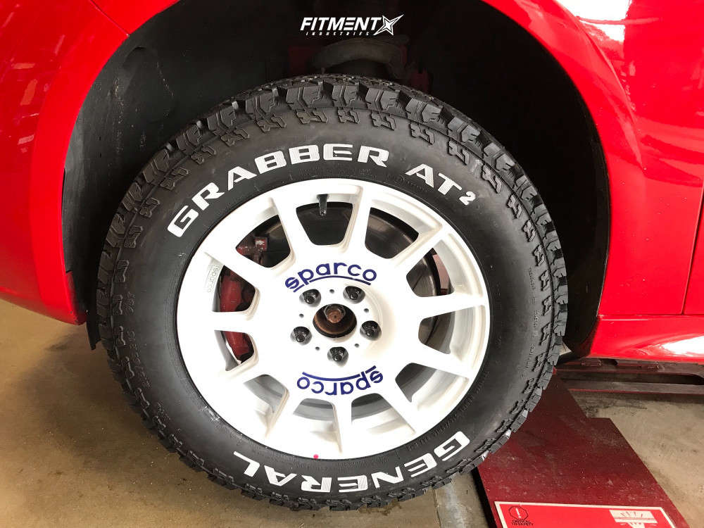 2013 Ford Focus ST with 16x7 Sparco Terra and General 215x65 on