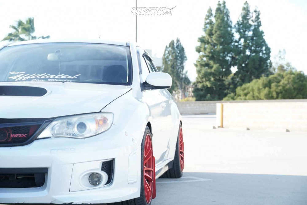 2012 Subaru WRX Base with 18x9.5 Rays Engineering 57xtreme and Hankook ...