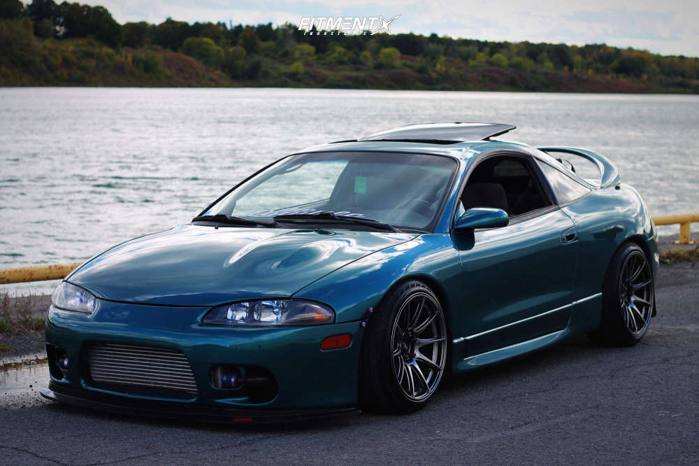 1999 Mitsubishi Eclipse GST with 18x9.75 XXR 527 and Nitto 225x40