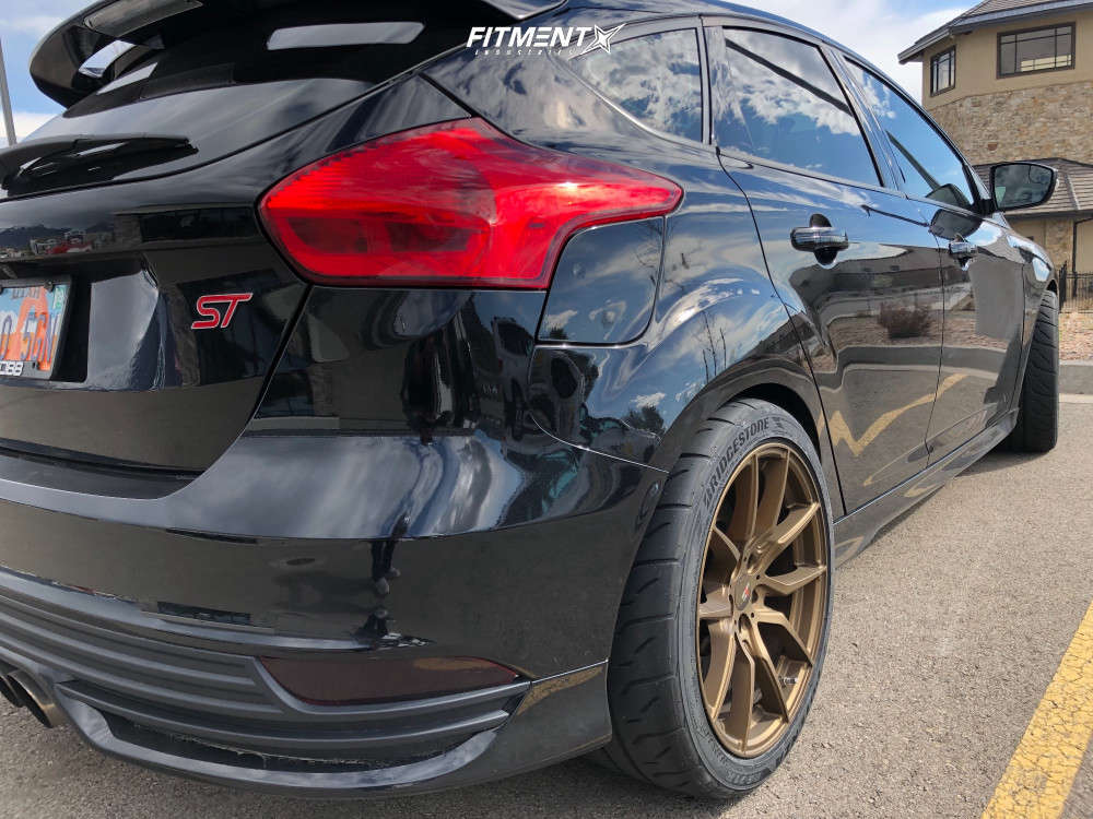 Option Lab Rims R716 Focus 2018 Ford Focus ST with 18x9.5 Option Lab R716 and Bridgestone 265x35 ...