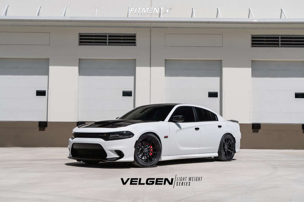2018 Dodge Charger SRT 392 with 20x9.5 Velgen Vf5 and Continental