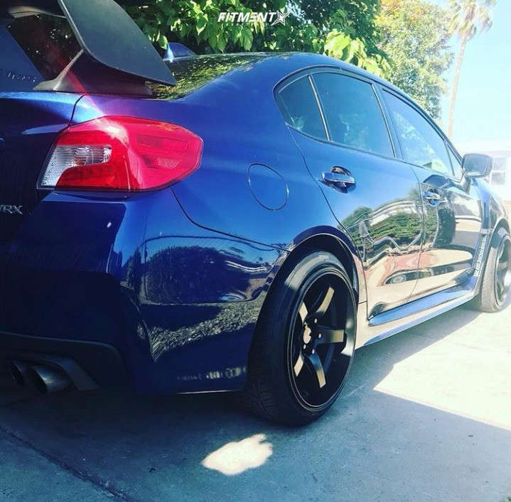 1 2015 Wrx Subaru Base Stock Stock Xxr 555 Matte Black