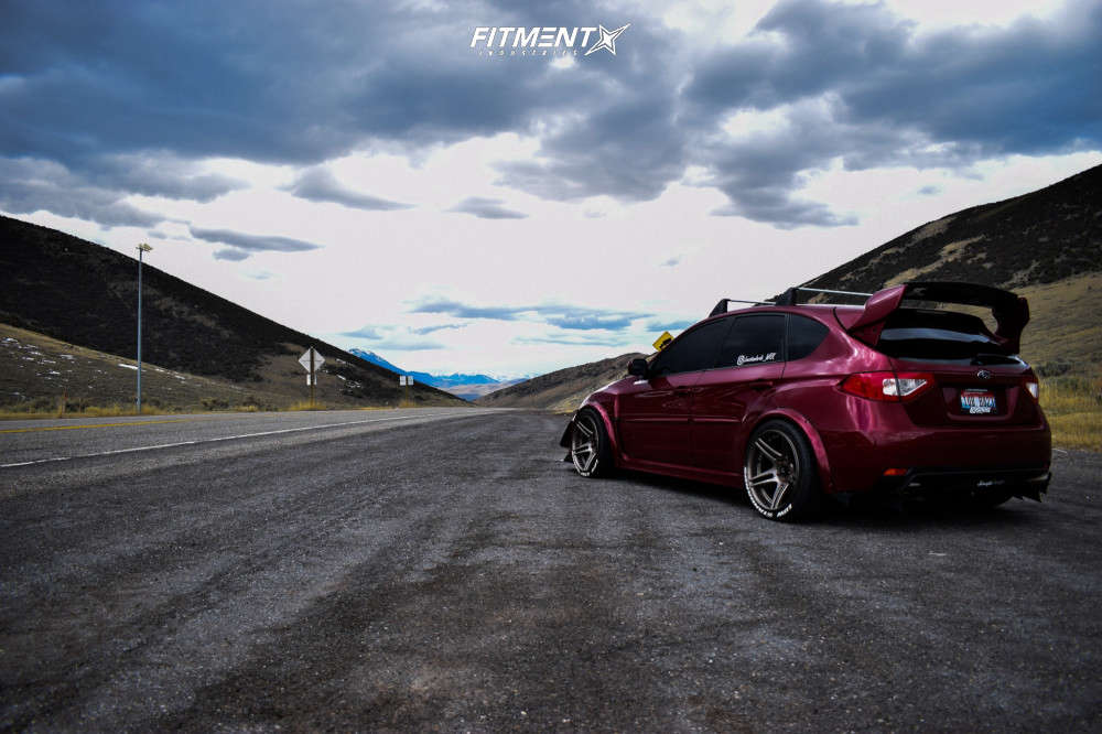 2014 Subaru WRX Base with 18x10.5 Cosmis Racing S5r and Nankang 295x30 ...