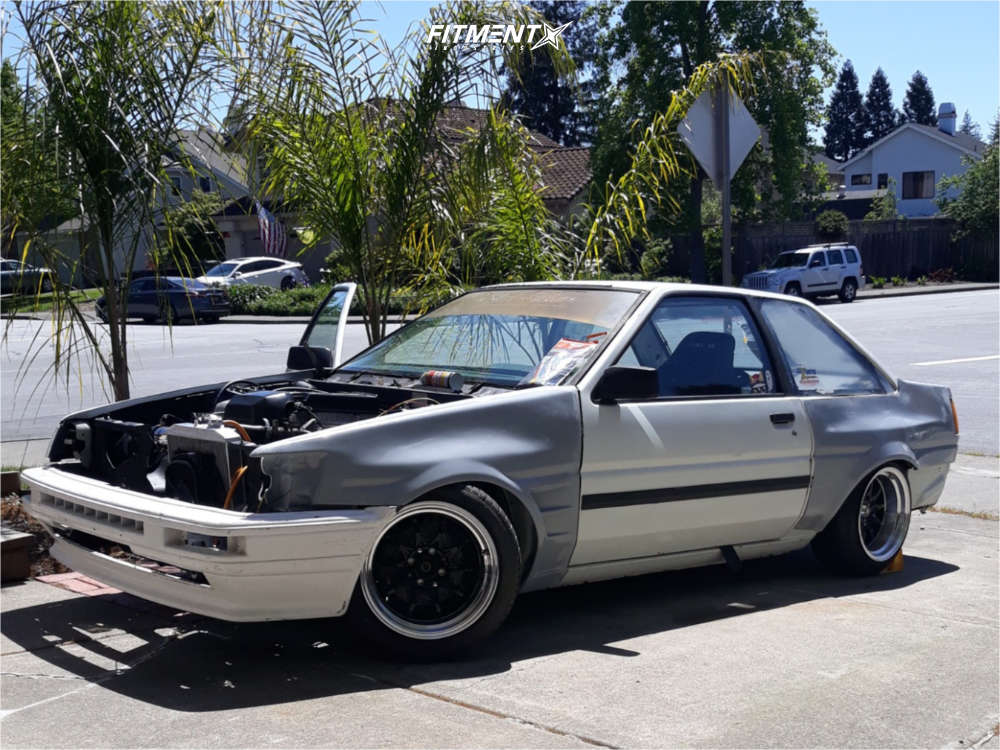 1984 Toyota Corolla Sport SR5 with 15x8 MST Mt11 and Achilles 195x50 on