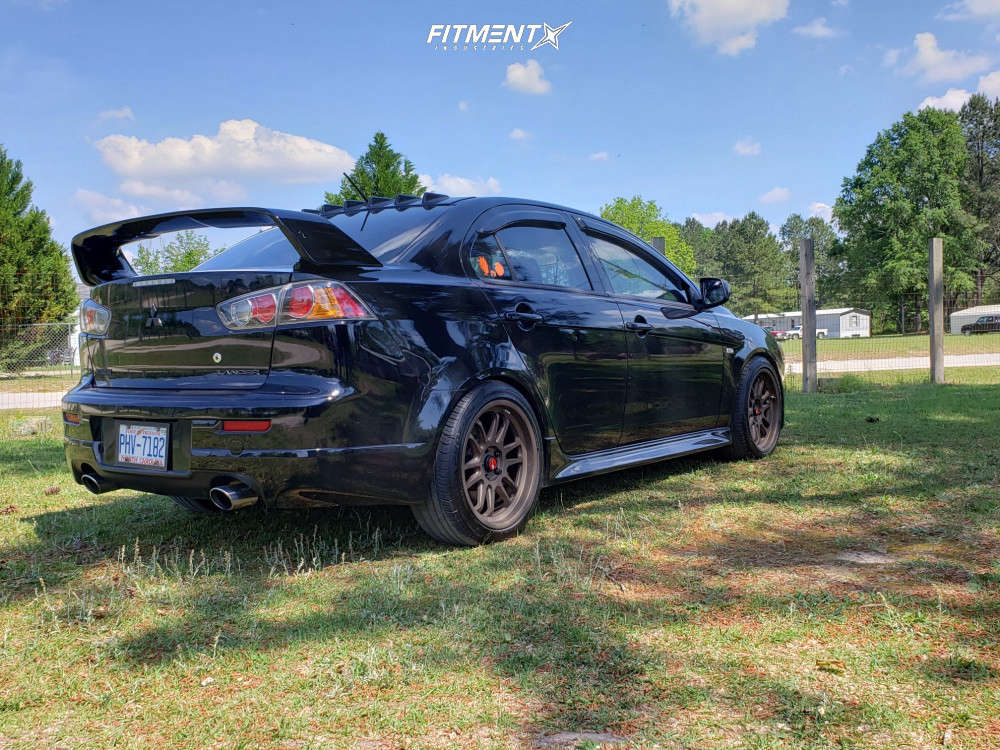 2011 Mitsubishi Lancer Ralliart with 18x8.5 Aodhan Ah07 and Toyo Tires ...