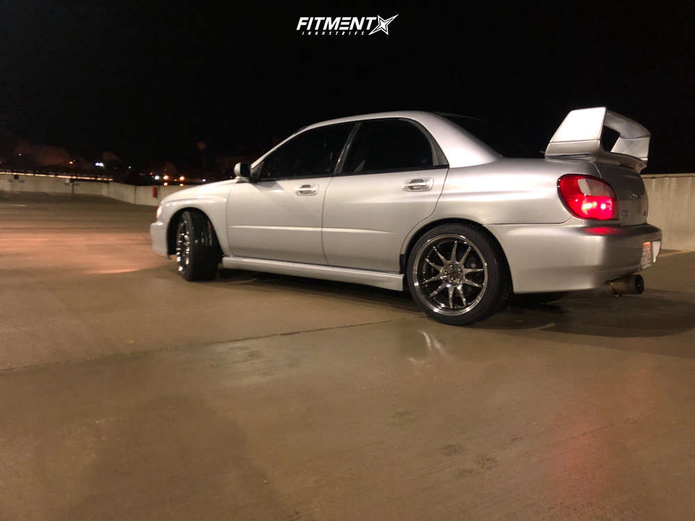 2002 Subaru WRX WRX with 18x9.5 Aodhan DS02 and Hankook 235x40 on ...