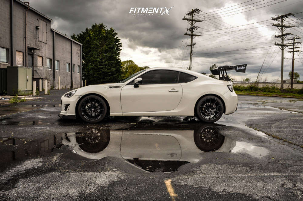 2017 Subaru BRZ Limited with 18x9.5 Option Lab R716 and Michelin 245x35