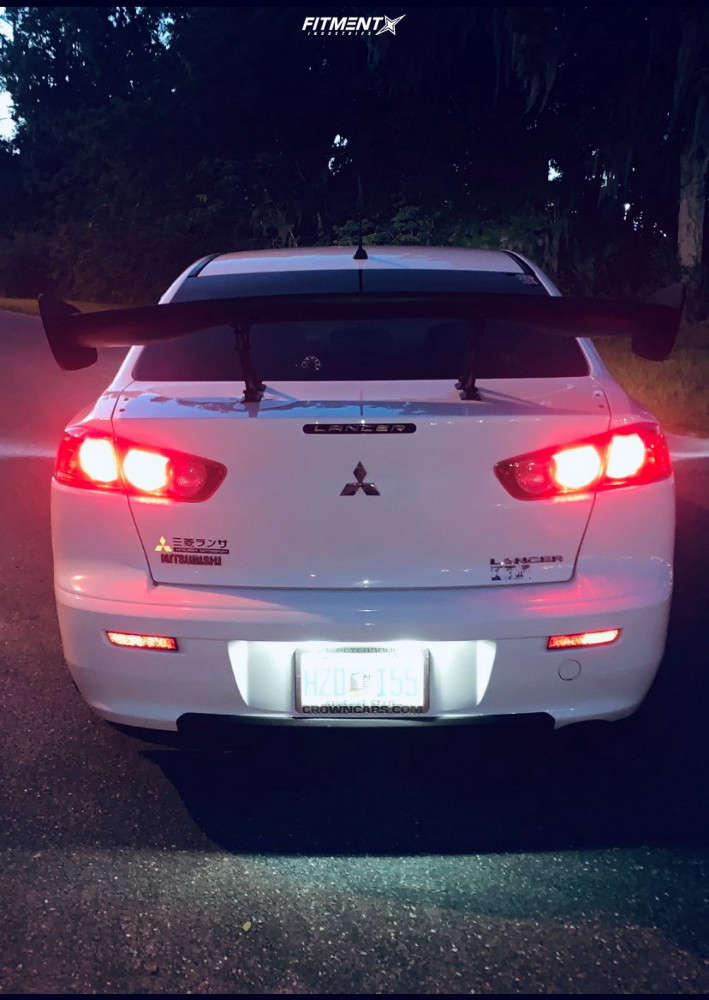 2015 Mitsubishi Lancer ES with 17x8 Drifz Spec-r and Waterfall 225x45 ...