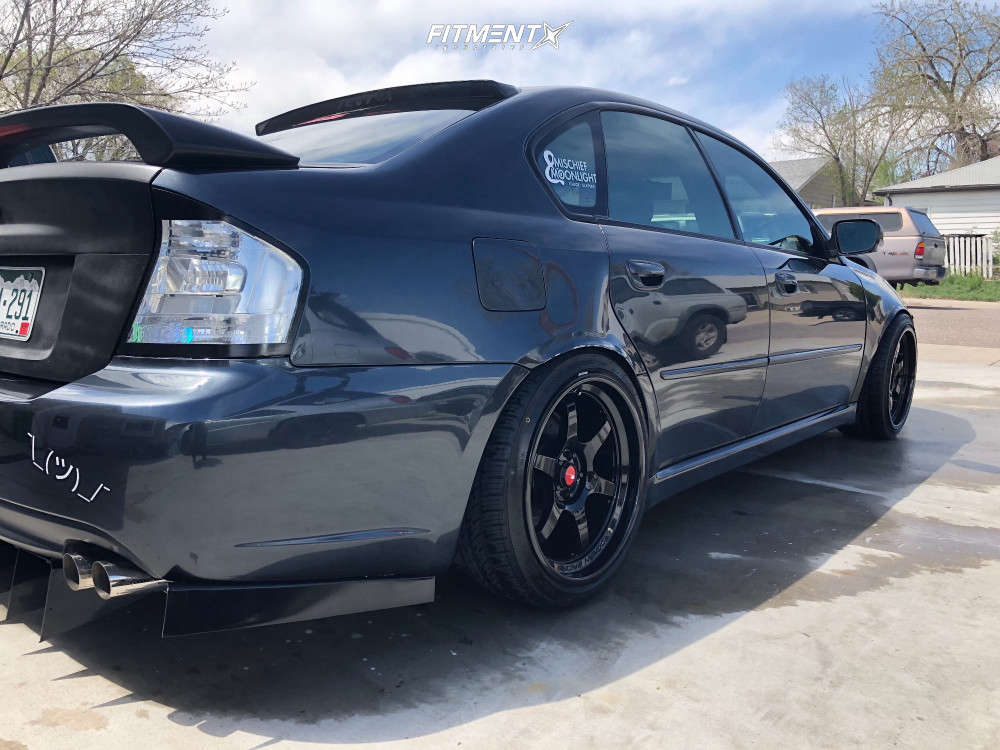 2007 Subaru Legacy GT Limited with 18x9.5 Aodhan Ah08 and Nankang