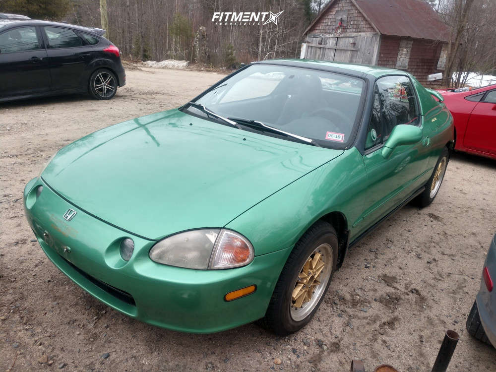 1993 Honda Civic Del Sol Si with 15x7 Drag Dr20 and General 195x65 on ...