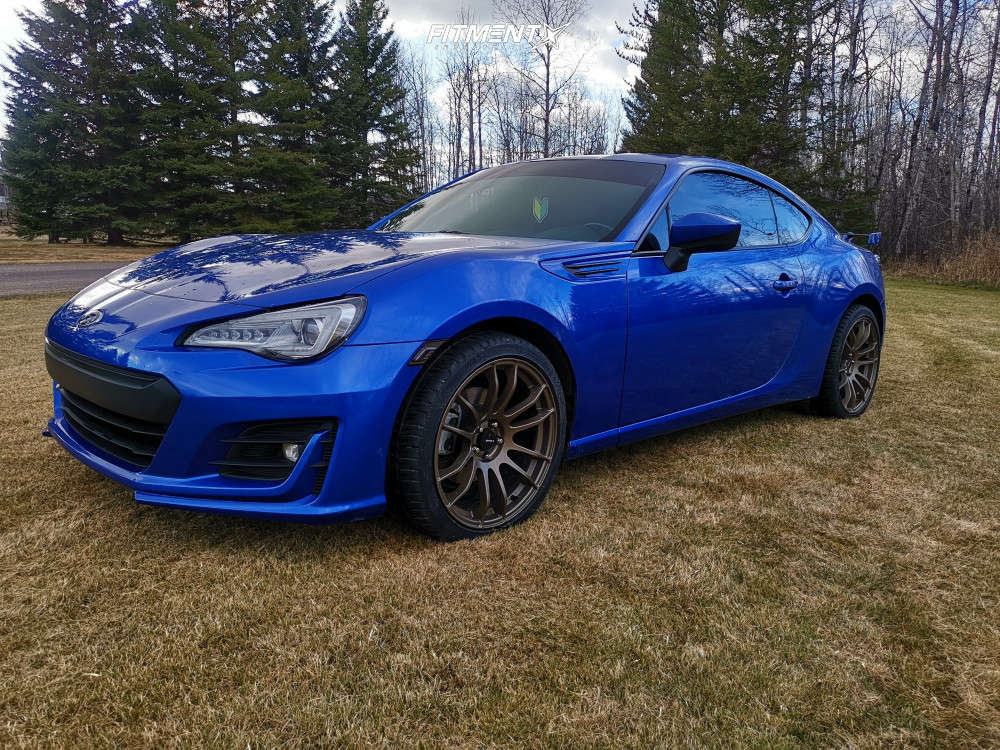 ♡ブライス　アウトフィット　ベロア　セット 2017 Subaru BRZ Sport-tech with 18x8.5 AVID1 AV20 and Michelin