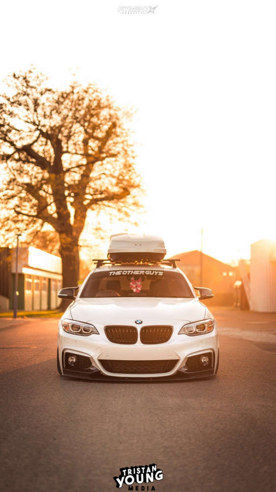 2017 BMW 230i Base with 18x8.5 3SDM 3.01 and Black Lion 205x40 on Air ...