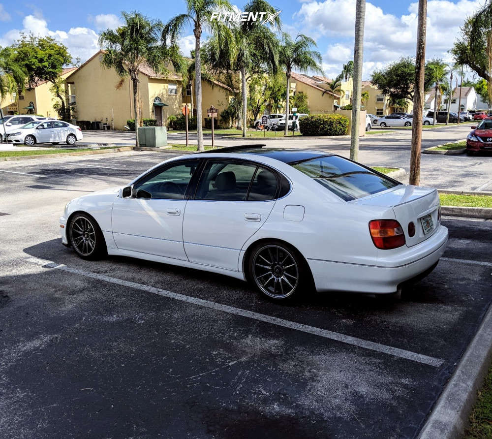 1999 Lexus GS300 Base with 18x9.5 Cosmis Racing R1 and Ohtsu 245x40 on ...